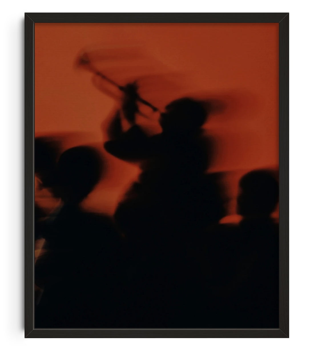 Red Jazz contemporary wall art print by Francesco Gioia - sold by DROOL