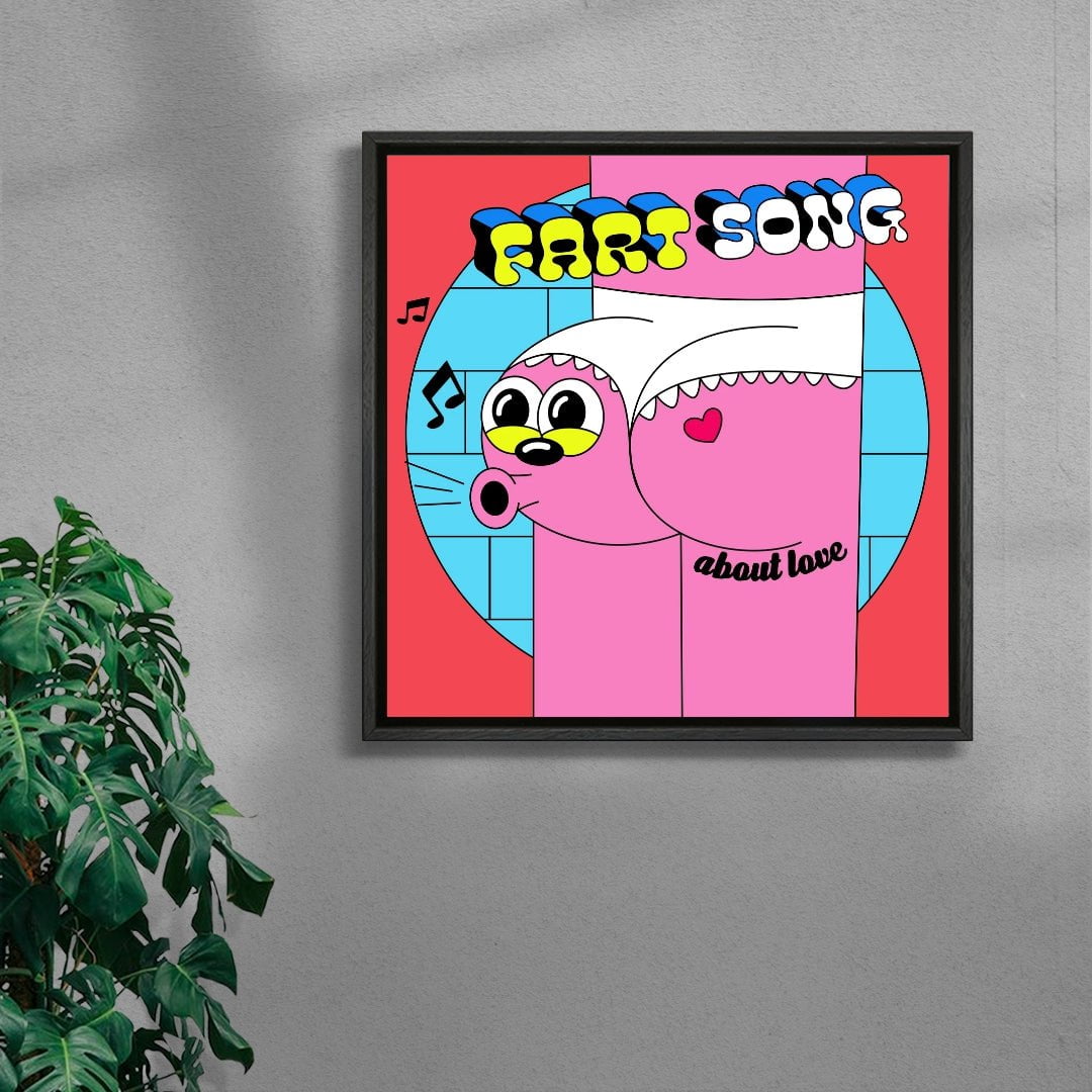 Song About Love contemporary wall art print by Ovcharka - sold by DROOL