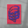 Bones contemporary wall art print by Coveposter - sold by DROOL
