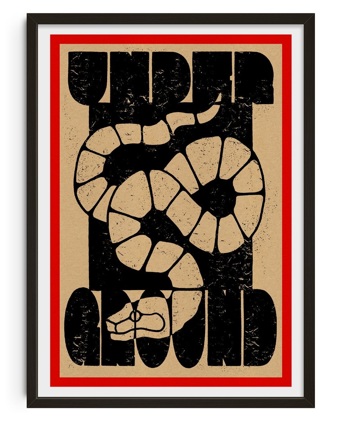 Under Ground contemporary wall art print by Kwonny - sold by DROOL