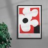 Papaver contemporary wall art print by Rikki Hewitt - sold by DROOL