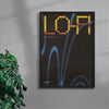 Lo-fi contemporary wall art print by Henry M. - sold by DROOL