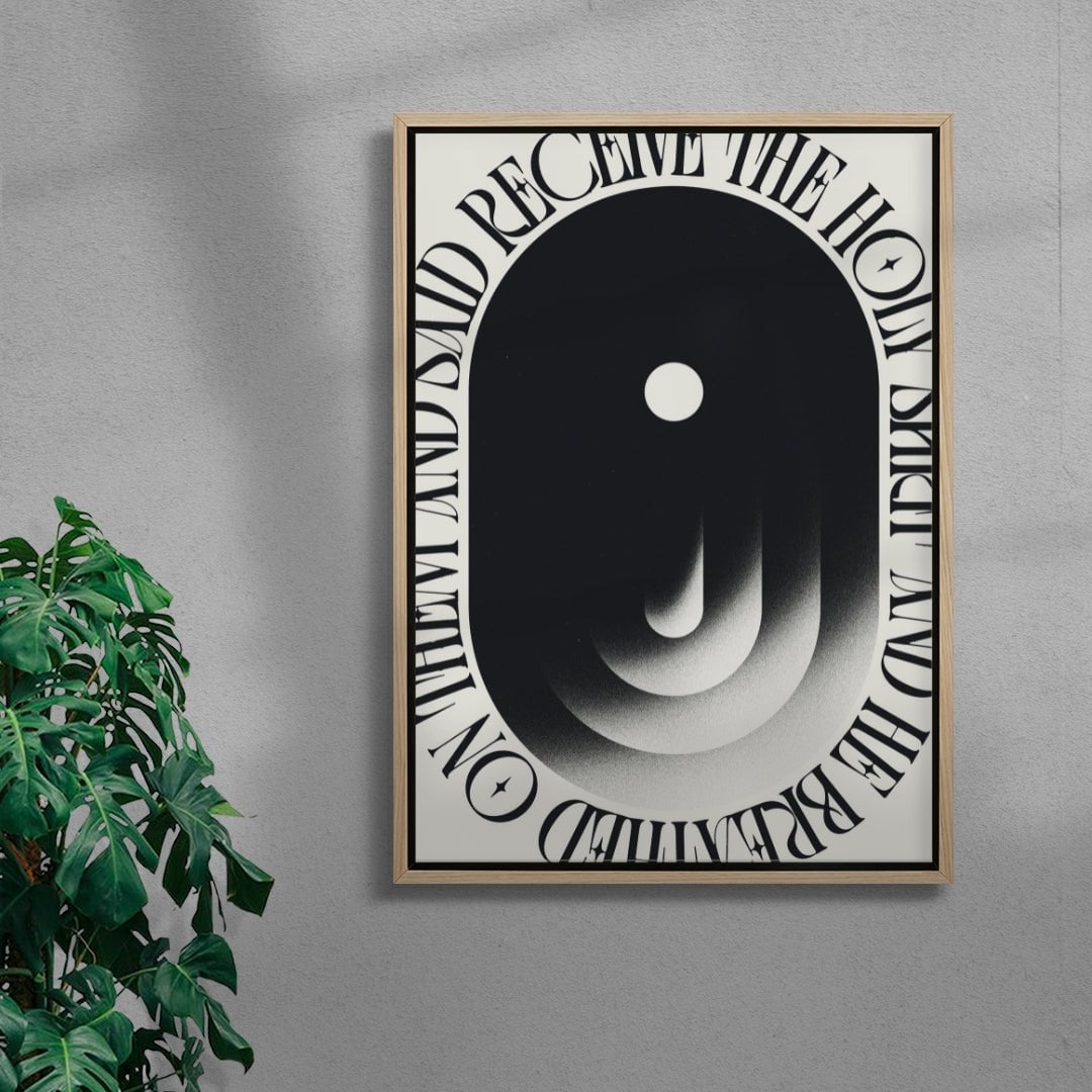 LIGHT UPON THEM contemporary wall art print by Xtian Miller - sold by DROOL