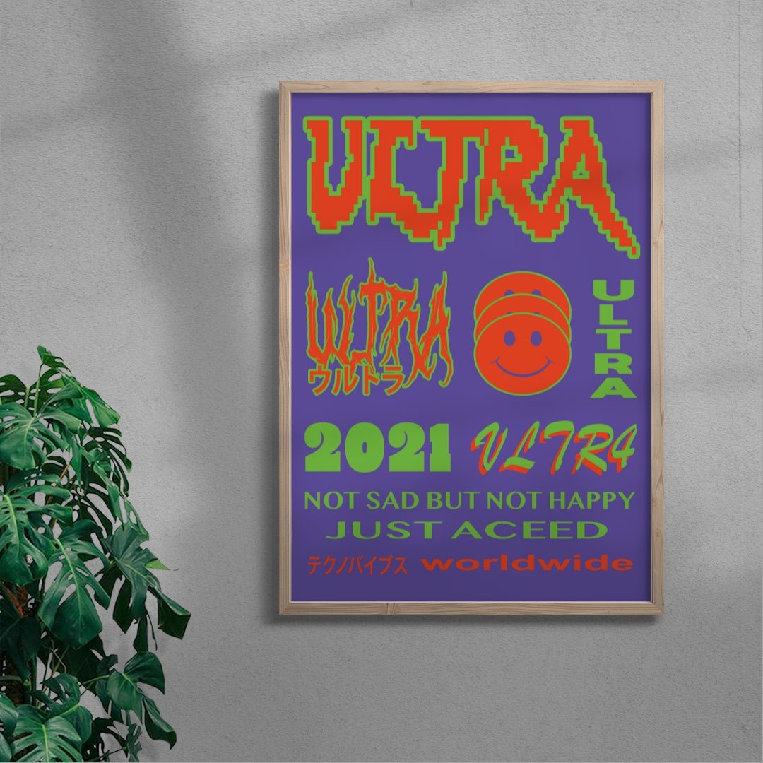 ULTRA contemporary wall art print by Ignorance1 - sold by DROOL