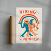 Vibing With The Universe contemporary wall art print by Aley Wild - sold by DROOL