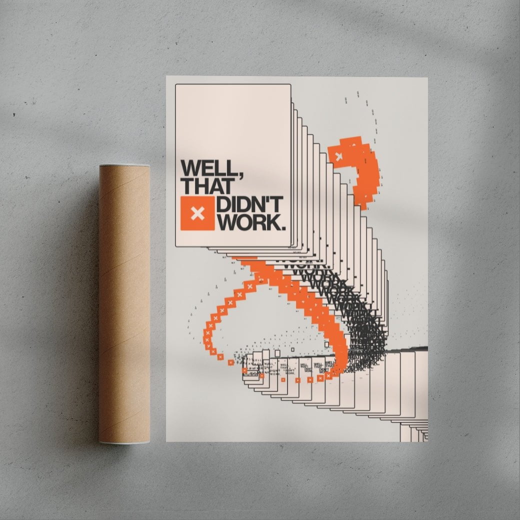 Well... contemporary wall art print by Mirza Talovic - sold by DROOL