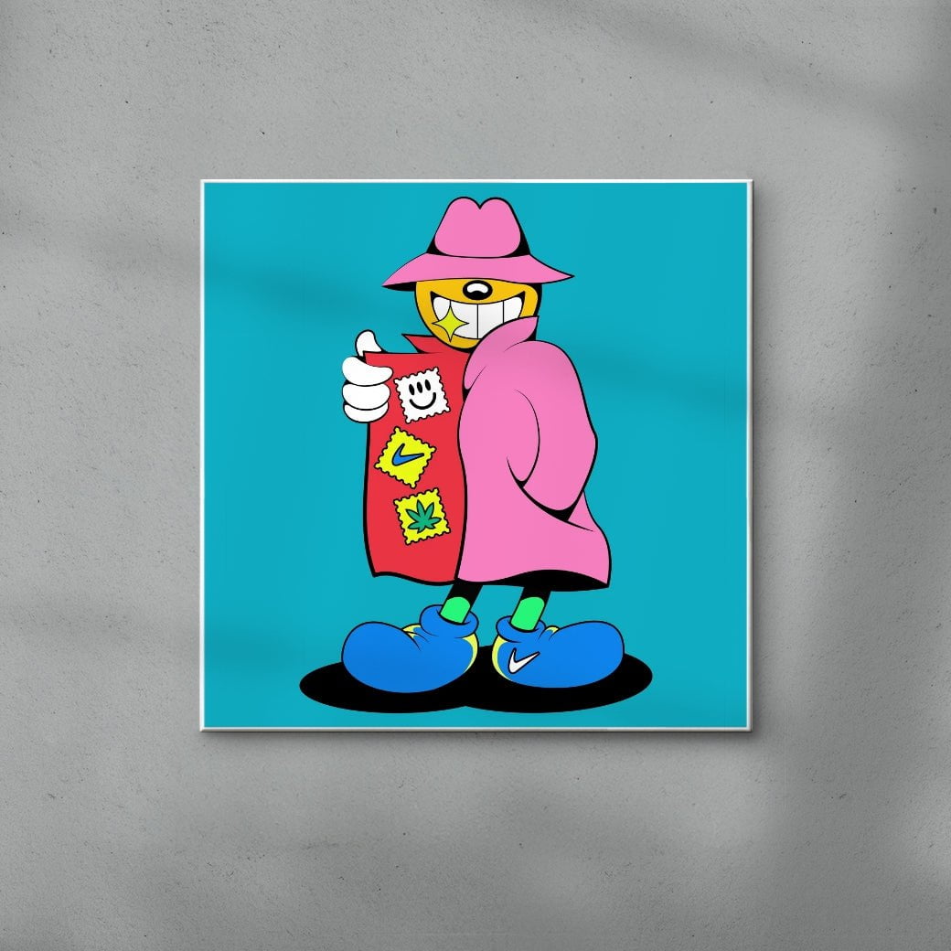 Drug Dealer contemporary wall art print by Ovcharka - sold by DROOL