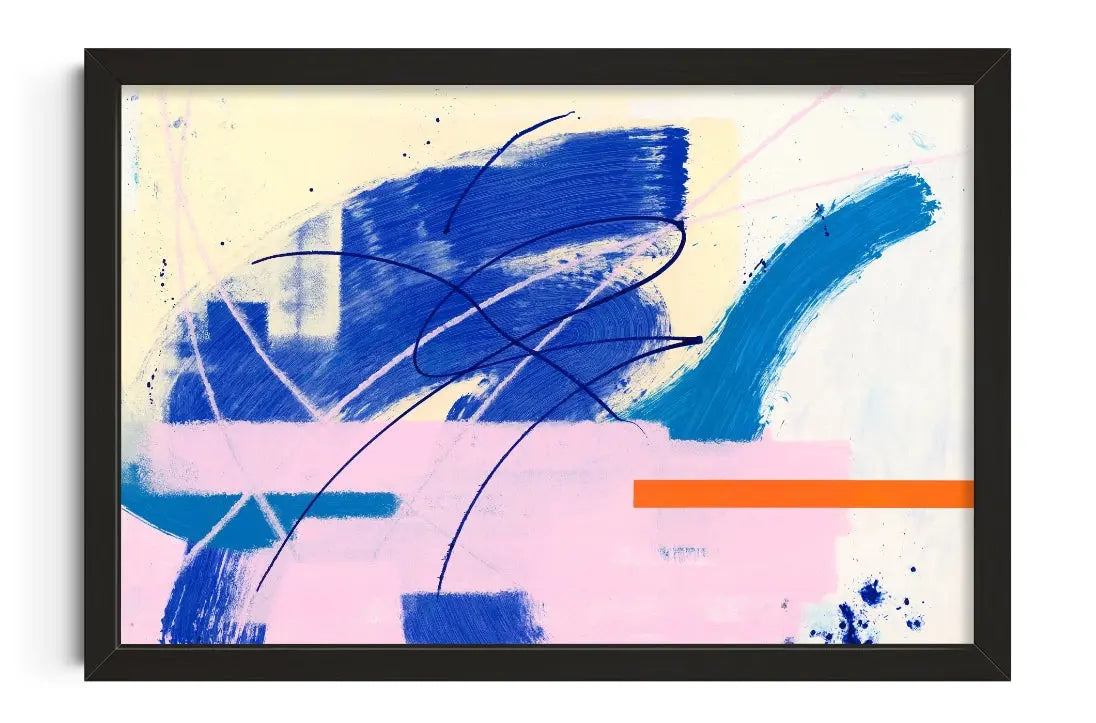 CATCH A WAVE contemporary art print by NIZEN - sold by DROOL