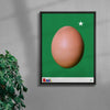 Huevos (Eggs) contemporary wall art print by Miguel Vides - sold by DROOL