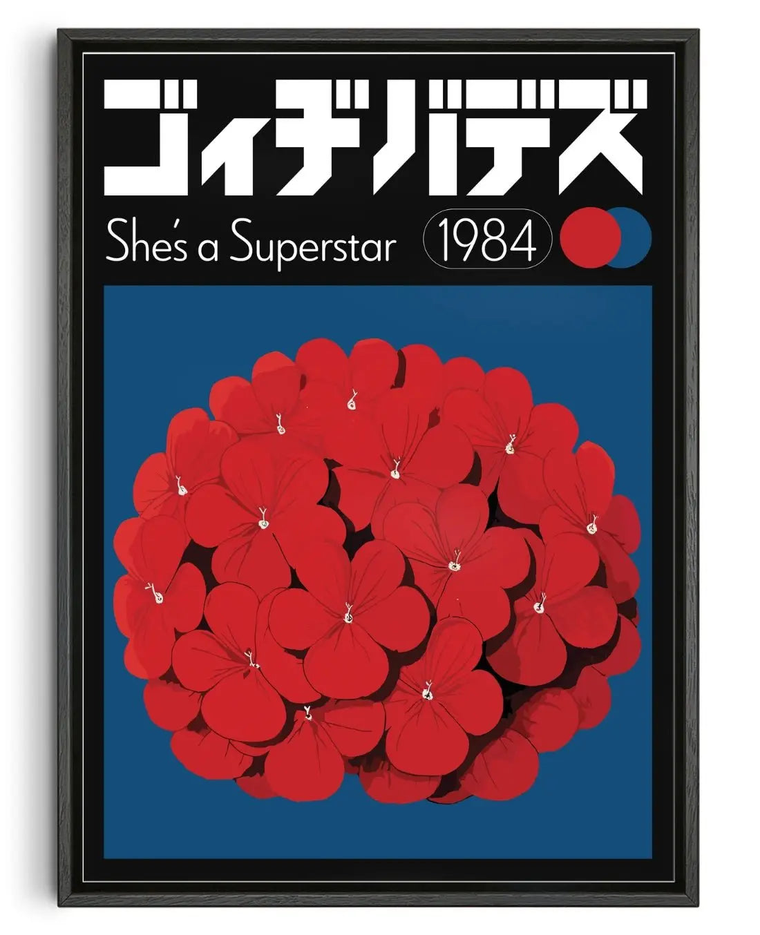 Superstar contemporary wall art print by George Kempster - sold by DROOL