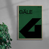 Gäle contemporary wall art print by Duane Dalton - sold by DROOL