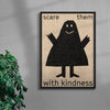 Kindness contemporary wall art print by David Schmitt - sold by DROOL