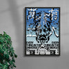 EUMT contemporary wall art print by Hui Hwang - sold by DROOL