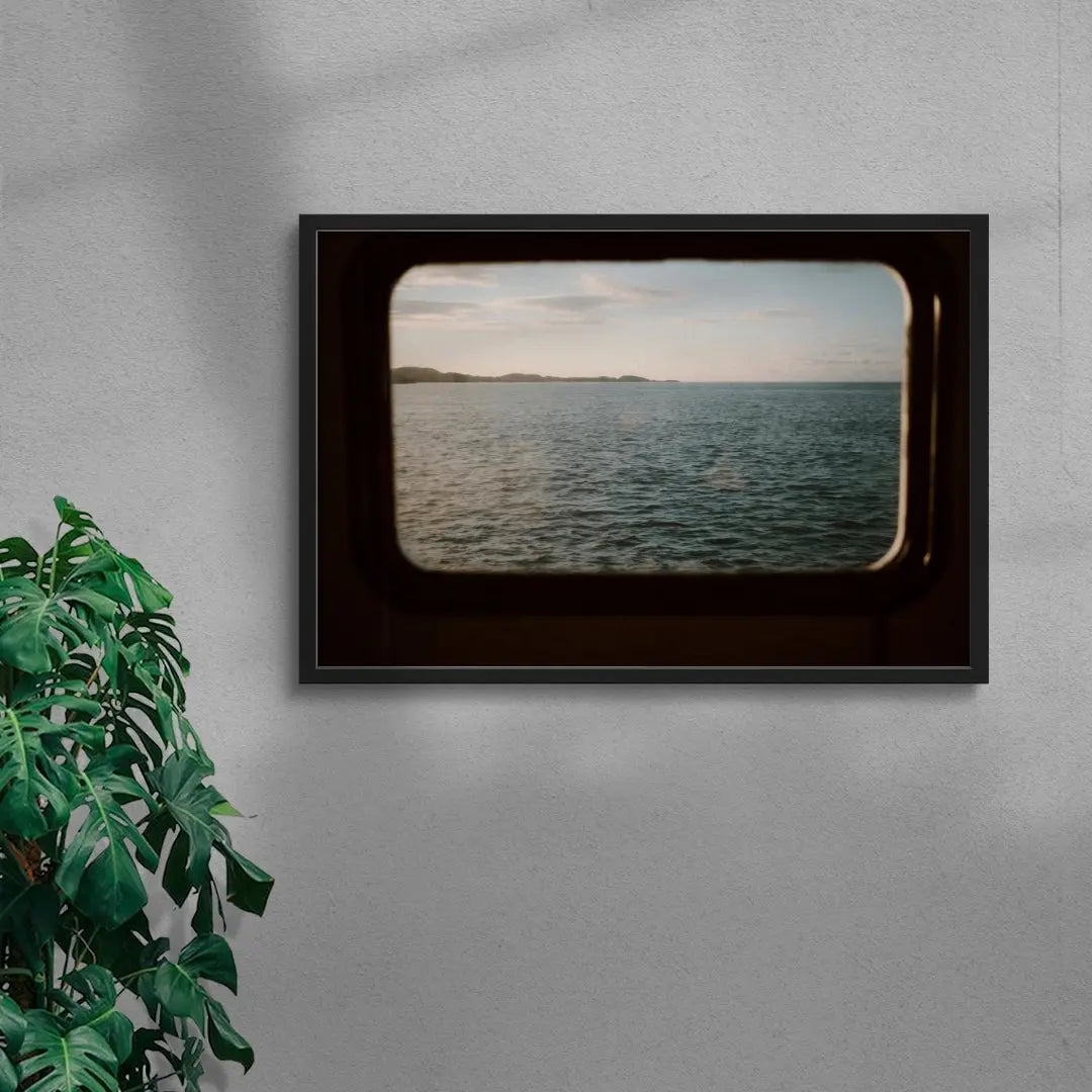 Ocean Window contemporary wall art print by Simon Hird - sold by DROOL
