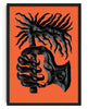 The Old Red Fire contemporary wall art print by Célestin Krier - sold by DROOL