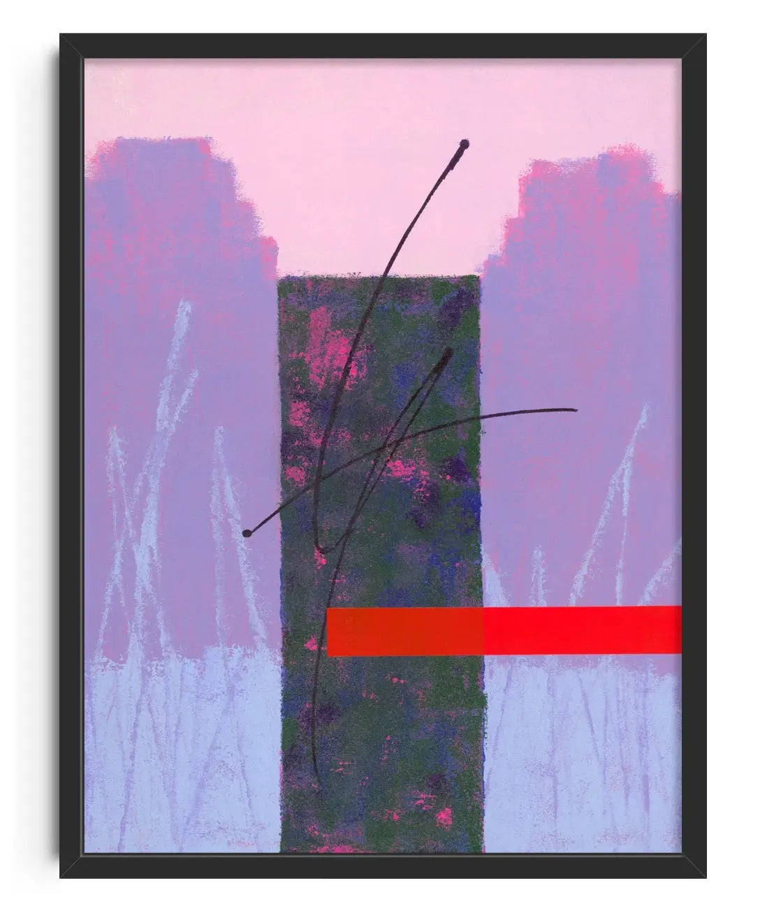 WATERFALL NR. 5 contemporary art print by NIZEN - sold by DROOL