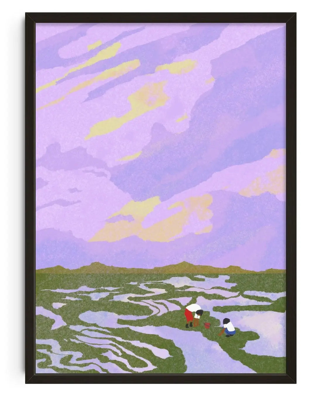 Devon contemporary wall art print by Lily Kong - sold by DROOL