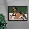 Figure In Repose no 2 contemporary wall art print by Colby Edwards - sold by DROOL