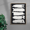 EXTRA contemporary wall art print by Xtian Miller - sold by DROOL