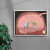 Brain Scan contemporary wall art print by June Gutman - sold by DROOL