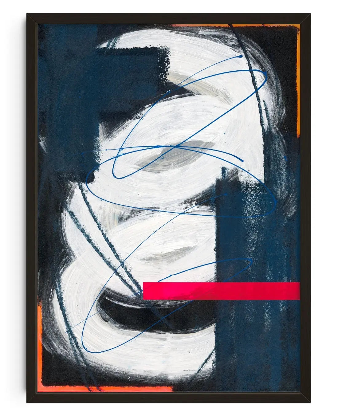 THREE STONES contemporary art print by NIZEN - sold by DROOL