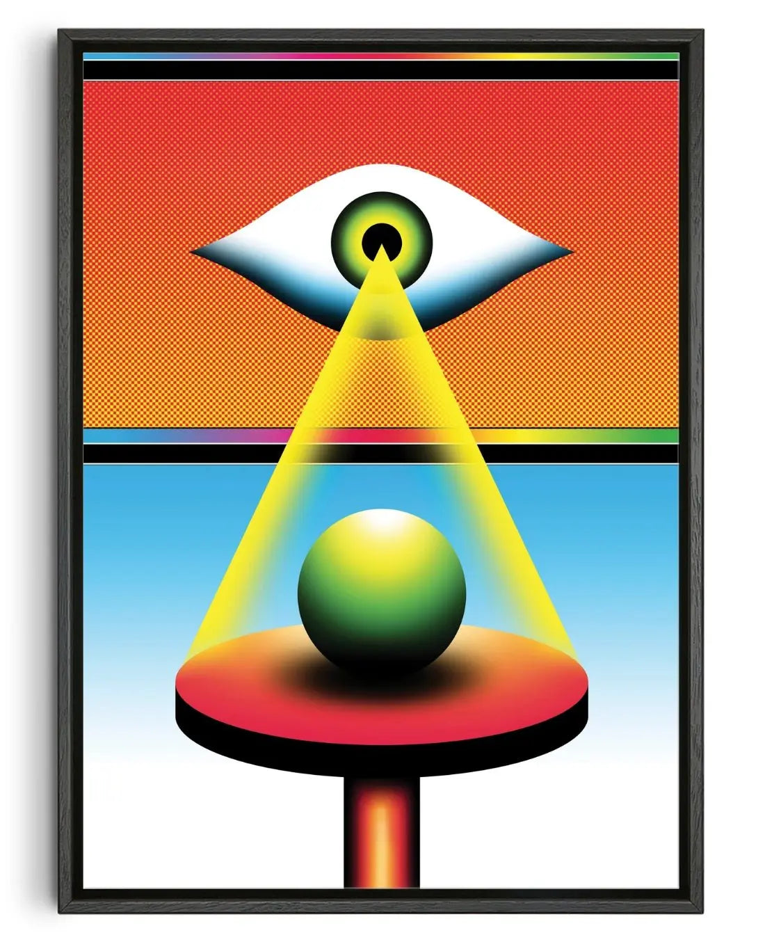 The Eye that Sees All contemporary wall art print by Samuel Finch - sold by DROOL