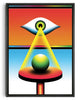 Load image into Gallery viewer, The Eye that Sees All contemporary wall art print by Samuel Finch - sold by DROOL