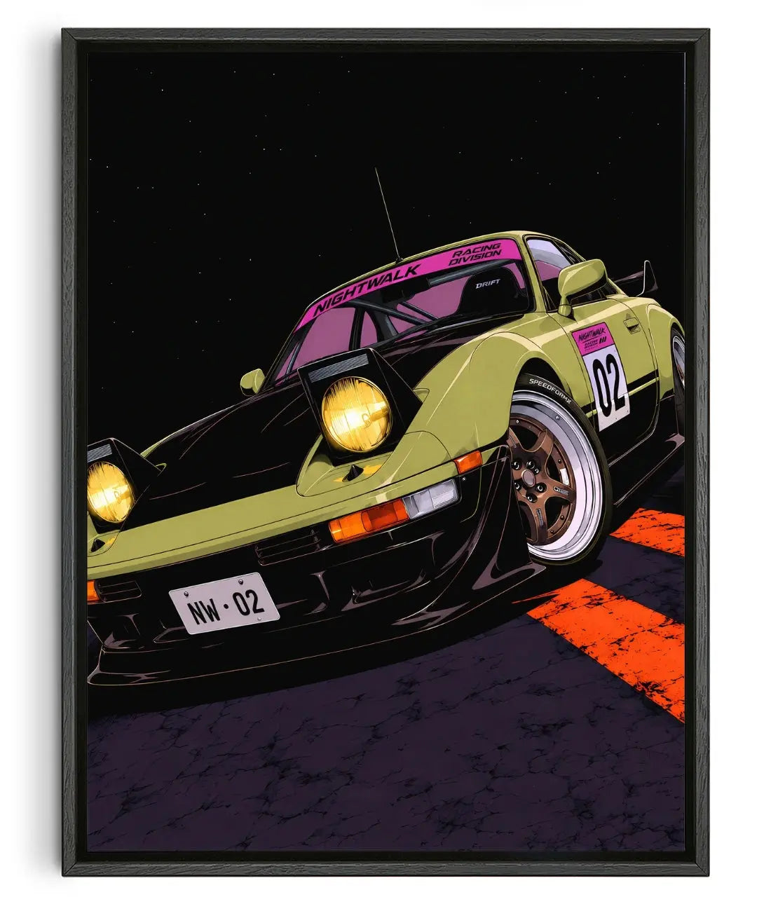 Drift Division 01 contemporary canvas print by MelancholyMachinations - sold by DROOL