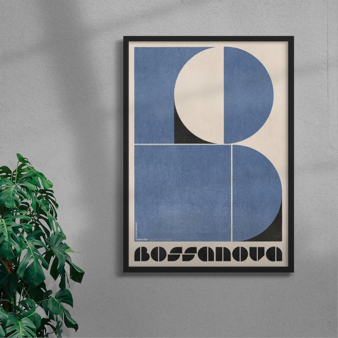 Bossanova contemporary wall art print by Henry M. - sold by DROOL