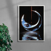 SILENT NIGHT contemporary wall art print by dolorsilentium - sold by DROOL
