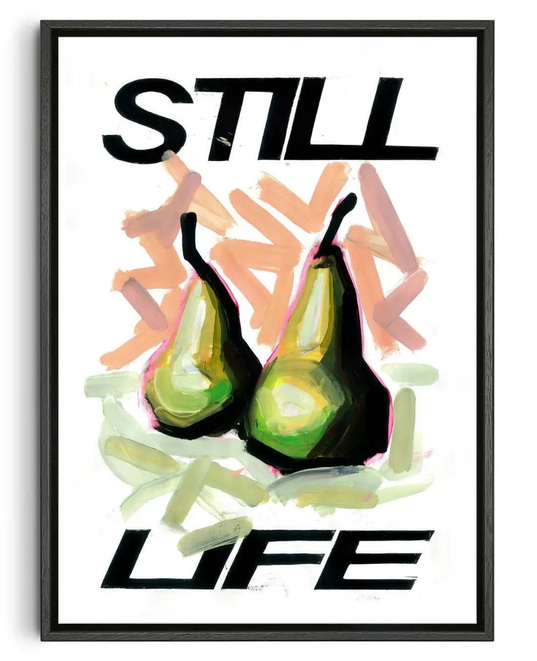 Pear Life contemporary canvas art print by 3WillyT - sold by DROOL