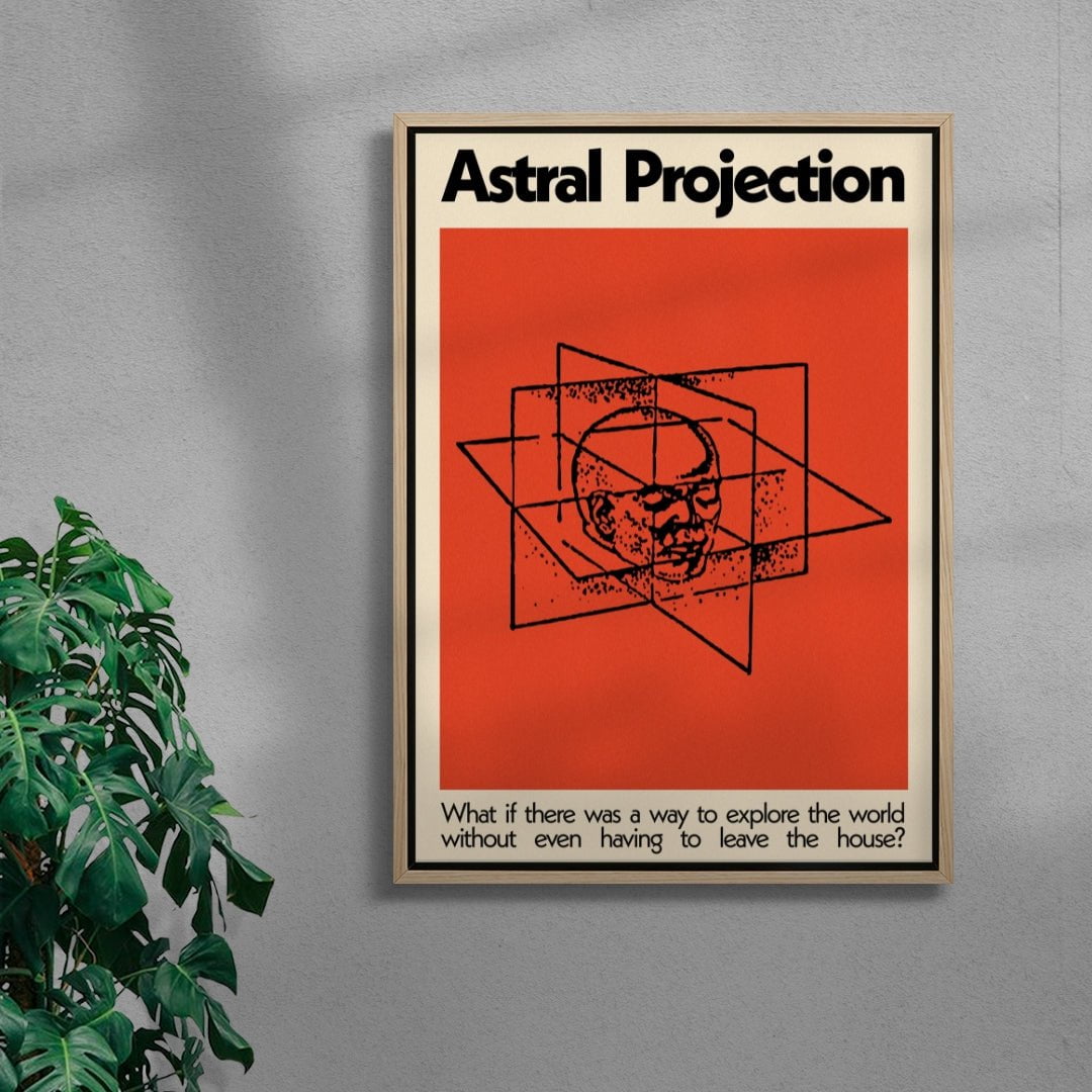 Astral Projection contemporary wall art print by George Kempster - sold by DROOL