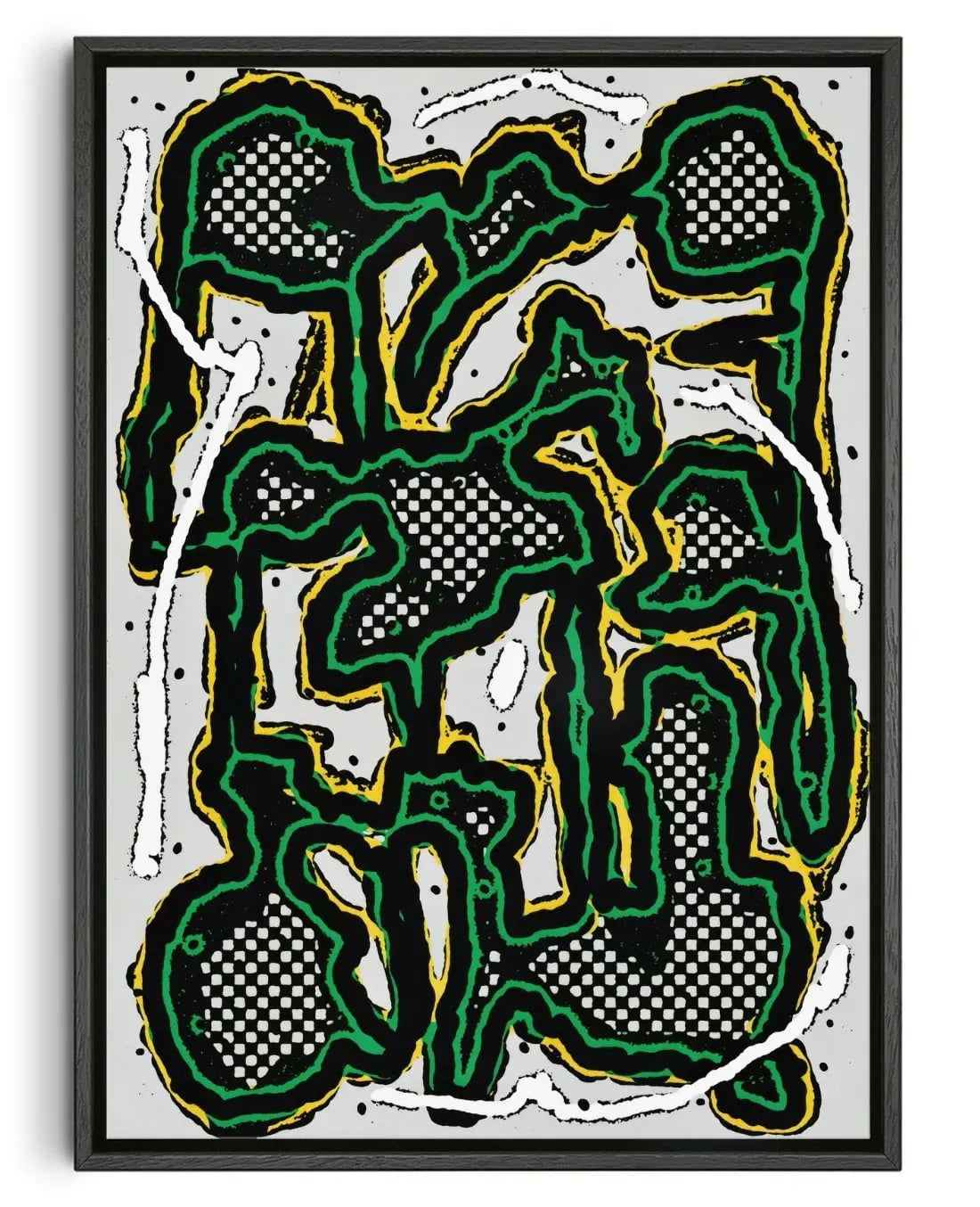 Bleh contemporary wall art print by Jorge Santos - sold by DROOL