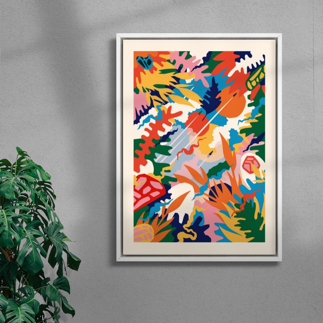 Leaving Our Sprawling Sphere contemporary wall art print by Nick Liefhebber - sold by DROOL