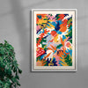Leaving Our Sprawling Sphere contemporary wall art print by Nick Liefhebber - sold by DROOL