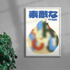Nashi contemporary wall art print by Studio Trikken - sold by DROOL