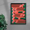 EXTD LIFE contemporary wall art print by Xtian Miller - sold by DROOL