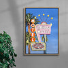 Holiday Motel contemporary wall art print by Laurie Campbell - sold by DROOL