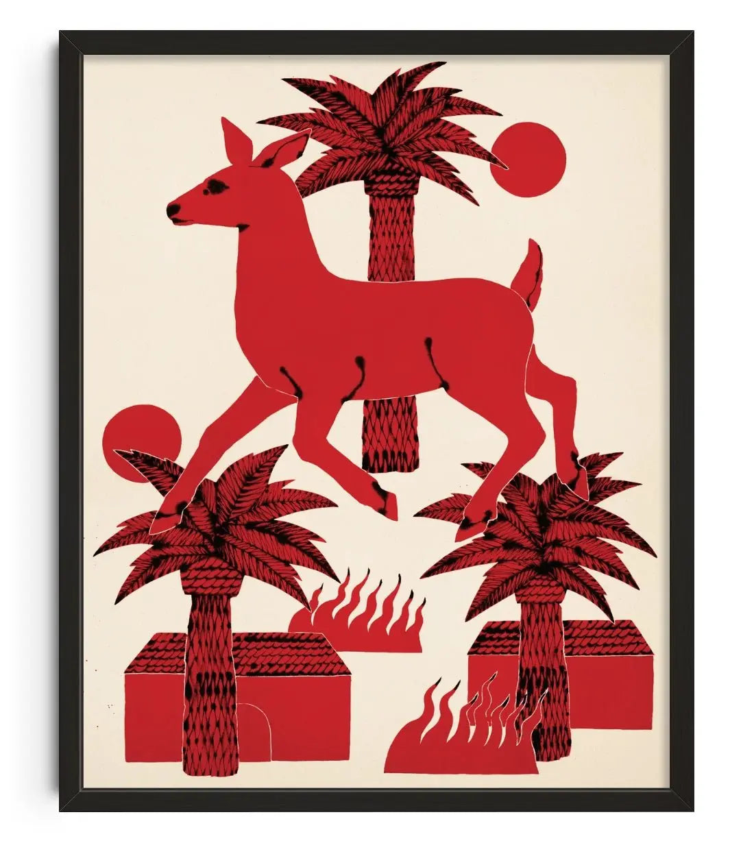 Before the Smoke contemporary wall art print by Kwonny - sold by DROOL