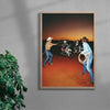 CATCH ME, IF YOU CAN contemporary wall art print by Ces XC - sold by DROOL