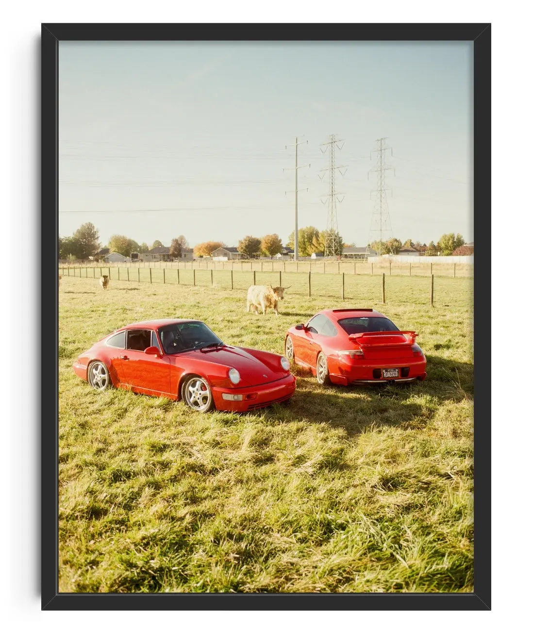 Perfect Parking contemporary art print by Deston Isas - sold by DROOL