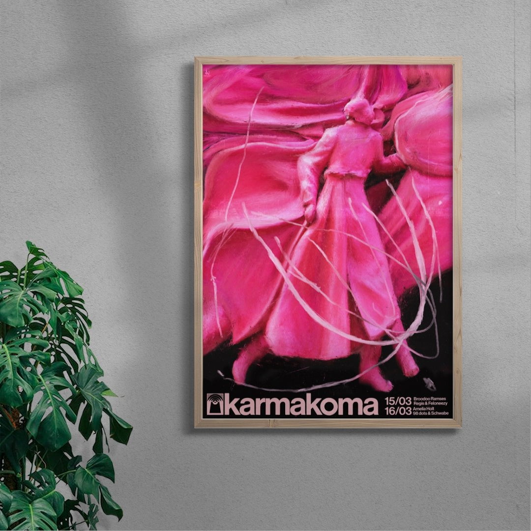 Karmakoma 98/HOLT contemporary wall art print by Floating Bstrd - sold by DROOL