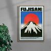 Fujisan contemporary wall art print by Othman Zougam - sold by DROOL