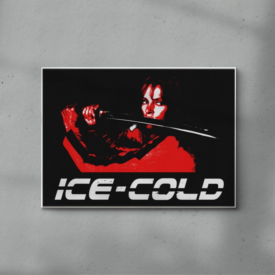 ICE-COLD contemporary wall art print by Utsav Verma - sold by DROOL