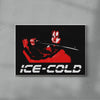 ICE-COLD contemporary wall art print by Utsav Verma - sold by DROOL