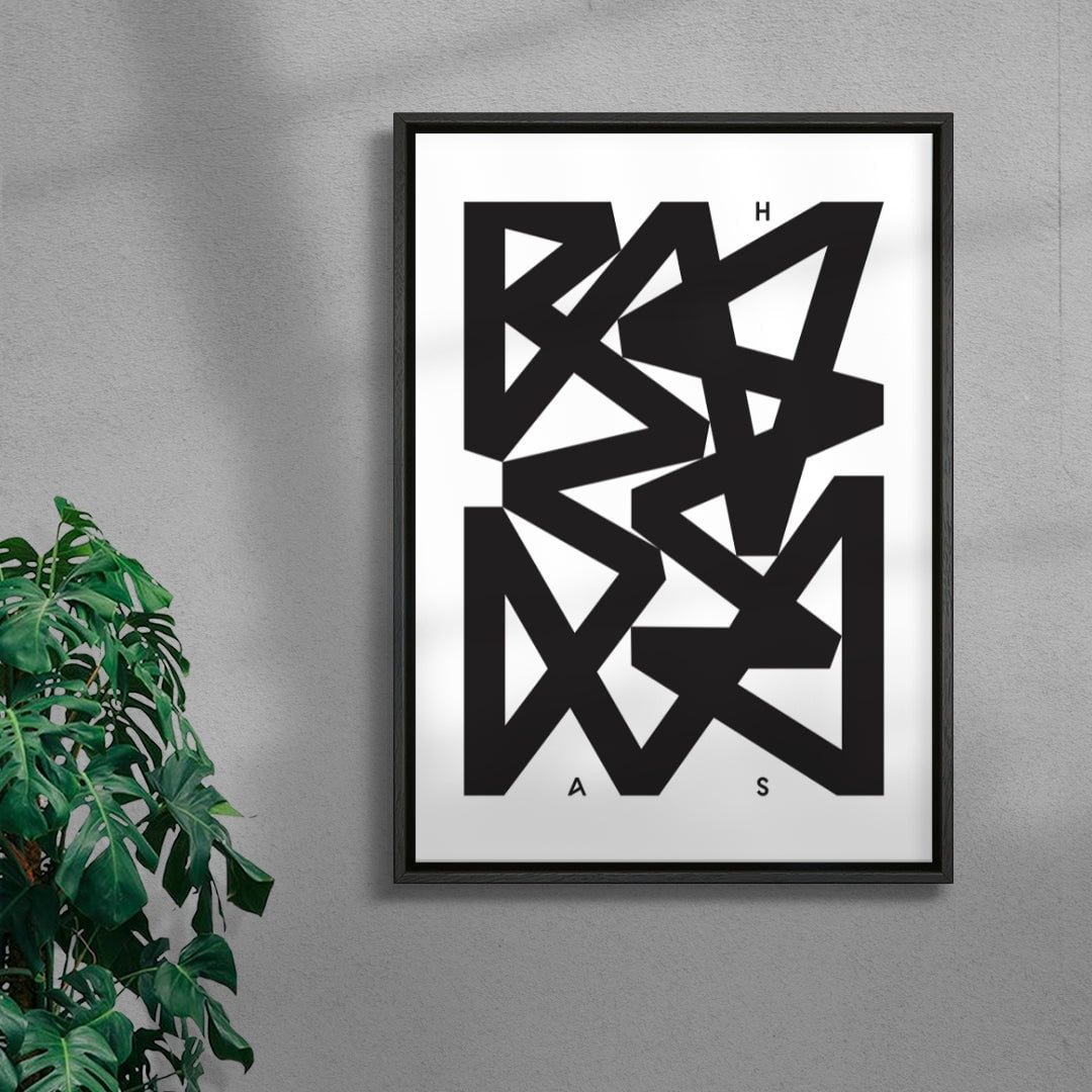 HAS contemporary wall art print by Przemek Bizoń - sold by DROOL
