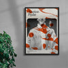 American Psycho contemporary wall art print by Justyna Frąckiewicz - sold by DROOL