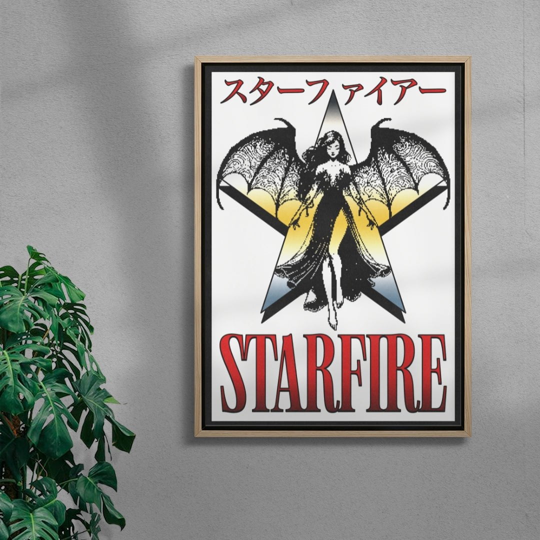 Starfire contemporary wall art print by Utsav Verma - sold by DROOL