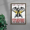 Starfire contemporary wall art print by Utsav Verma - sold by DROOL
