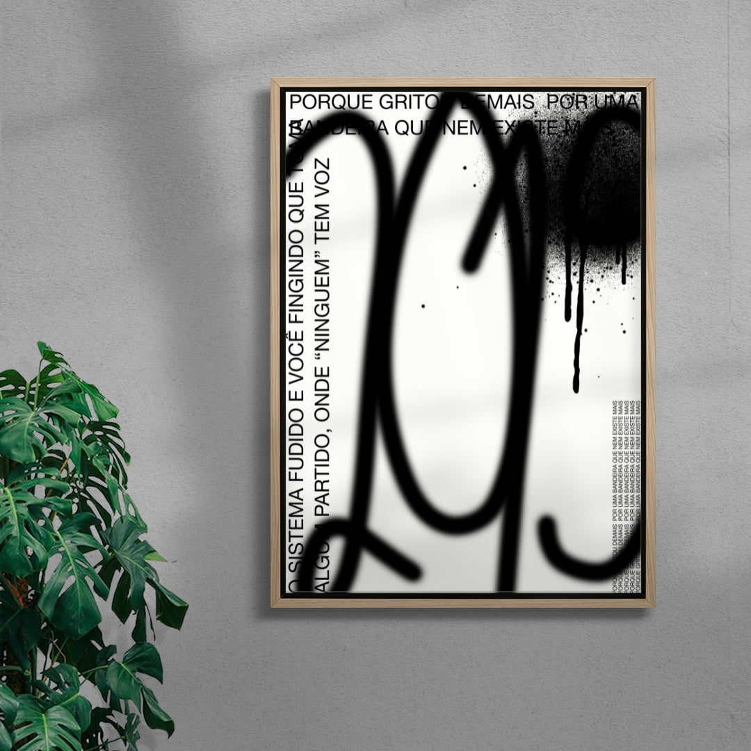 Untitled 3 contemporary wall art print by Vinicius Costa - sold by DROOL